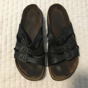 MOVING SALE GUC Black Birkenstock Sandals